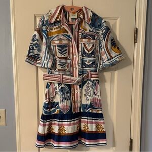 FARM Rio Multicolor Patterned Dress